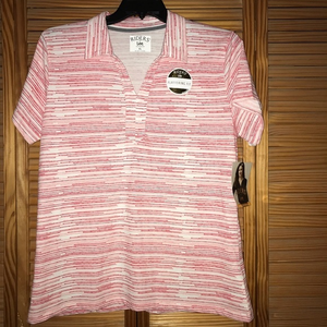 Riders by Lee Short Sleeve V Neck Shirt Size XL New with Tag